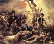 Eugene Delacroix Liberty Leading The people Sweden oil painting artist